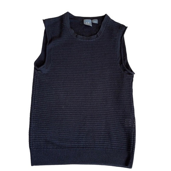 Armani Exchange Knit  Sleeveless Sweater - Picture 1 of 6